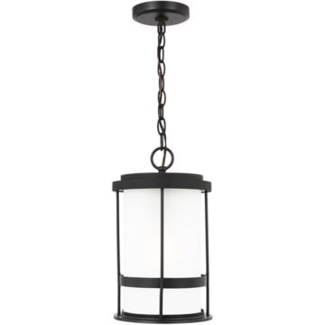 Generation Lighting Wilburn Outdoor Hanging Light in Black