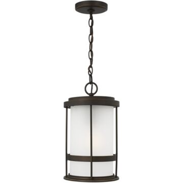 Generation Lighting Wilburn Outdoor Hanging Light in Antique Bronze