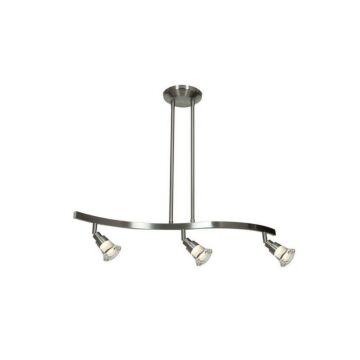 Optix LED Pendant in Matte Chrome by Access