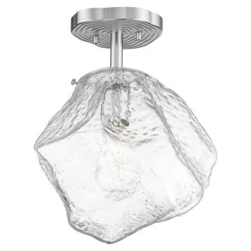 Boulder LED Semi Flush Mount in Mirrored Stainless Steel by Access