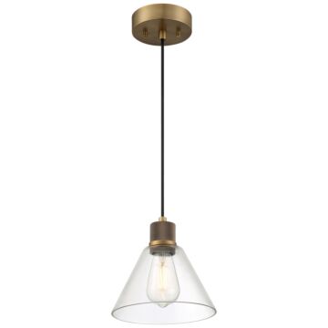 Port Nine Martini LED Pendant in Antique Brushed Brass by Access