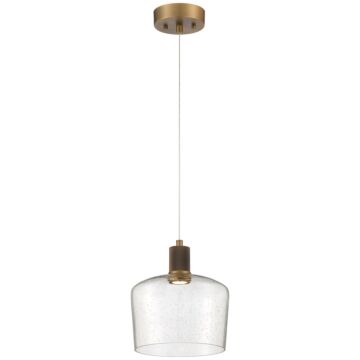 Port Nine Chardonnay LED Pendant in Antique Brushed Brass by Access