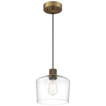 Port Nine Chardonnay LED Pendant in Antique Brushed Brass by Access