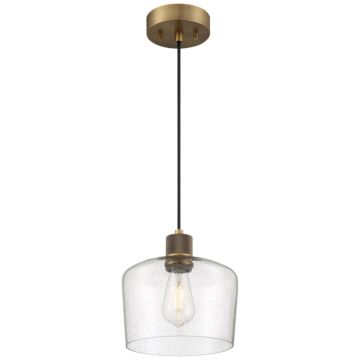 Port Nine Chardonnay LED Pendant in Antique Brushed Brass by Access