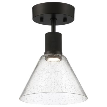 Port Nine Martini LED SemiFlush Mount in Matte Black by Access