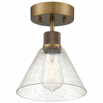 Port Nine Martini LED Semi Flush Mount in Antique Brushed Brass by Access
