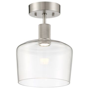 Port Nine Chardonnay LED SemiFlush Mount in Brushed Steel by Access