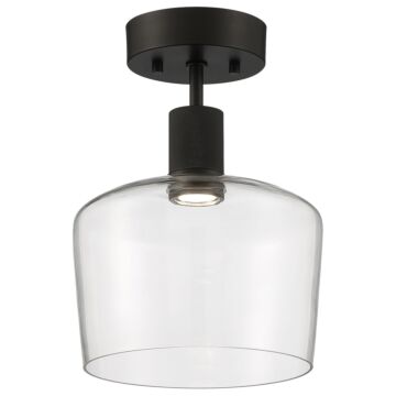 Port Nine Chardonnay LED SemiFlush Mount in Matte Black by Access