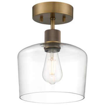 Port Nine Chardonnay LED Semi Flush Mount in Antique Brushed Brass by Access