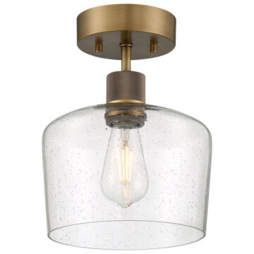 Port Nine Chardonnay LED Semi Flush Mount in Antique Brushed Brass by Access