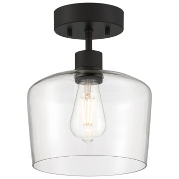 Port Nine Chardonnay LED Semi Flush Mount in Matte Black by Access