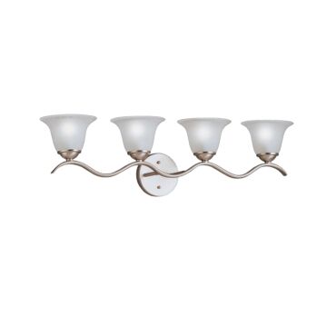 Dover Four Light Bath in Brushed Nickel by Kichler