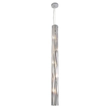 Chroman Empire Five Light Pendant in Chrome by Varaluz