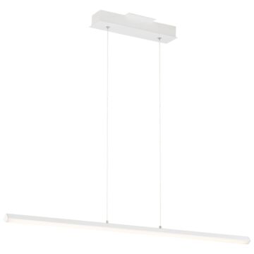 Float LED Linear Pendant in Matte White by Access