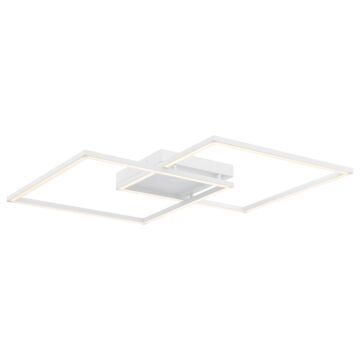 Squared LED Wall Fixture in White by Access
