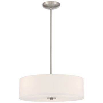 Mid Town LED Pendant or SemiFlush in Brushed Steel by Access
