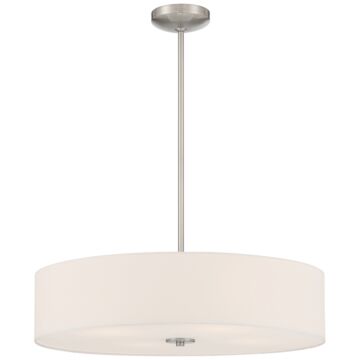 Mid Town LED Pendant or SemiFlush in Brushed Steel by Access
