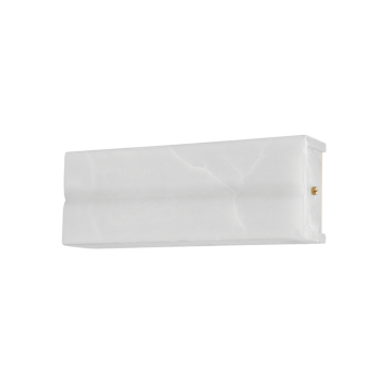 Bremsen LED Wall Sconce in Aged Brass by Hudson Valley