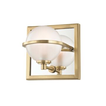 Axiom LED Bath Bracket in Aged Brass by Hudson Valley