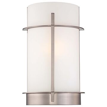 One Light Wall Sconce in Brushed Nickel by MinkaLavery