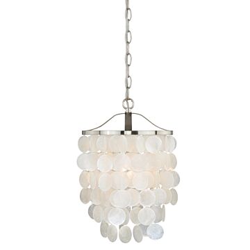 Elsa 1-Light Pendant in Satin Nickel