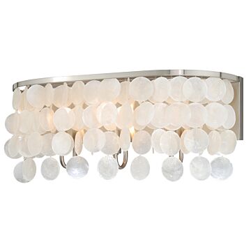 Elsa 3-Light Bathroom Vanity Light in Satin Nickel