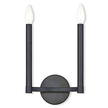 Alpine 2-Light Wall Sconce in Bronze