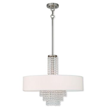 Carlisle 5-Light Chandelier in Brushed Nickel