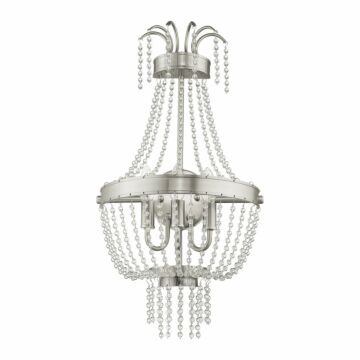 Valentina 3-Light Wall Sconce in Brushed Nickel