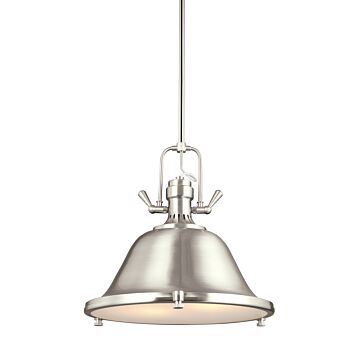 Stone Street 2-Light Pendant in Brushed Nickel
