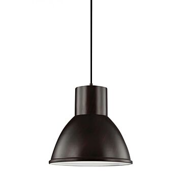 Generation Lighting Division Street 14 Pendant Light in Burnt Sienna