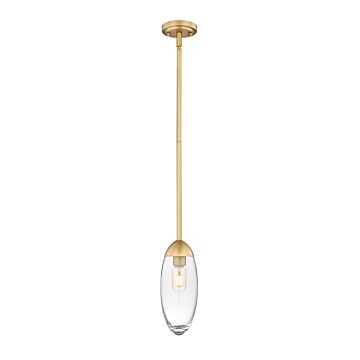 Arden 1-Light Pendant in Rubbed Brass