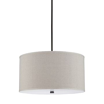 Dayna Shade Pendants Four Light Pendant in Bronze by Visual Comfort Studio