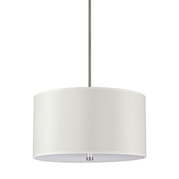 Dayna Shade Pendants Four Light Pendant in Brushed Nickel by Visual Comfort Studio