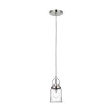Anders One Light Pendant in Brushed Nickel by Visual Comfort Studio