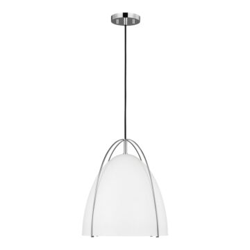 Norman One Light Pendant in Chrome by Visual Comfort Studio