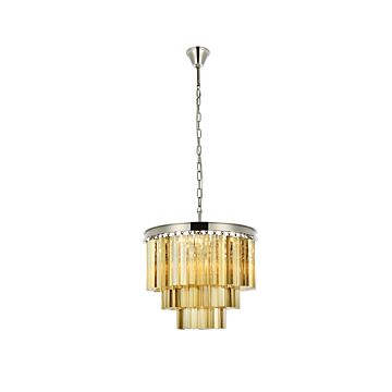 Sydney 9-Light Chandelier in Polished Nickel