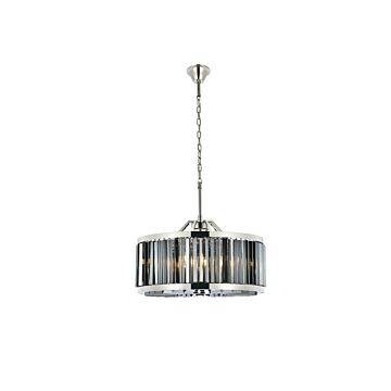 Chelsea 8-Light Chandelier in Polished Nickel
