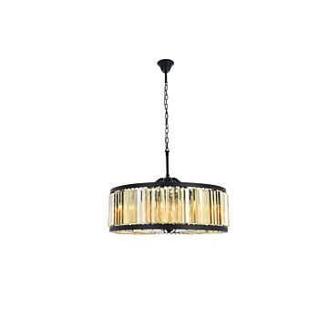Chelsea  Chandelier in Matte Black by Elegant Lighting