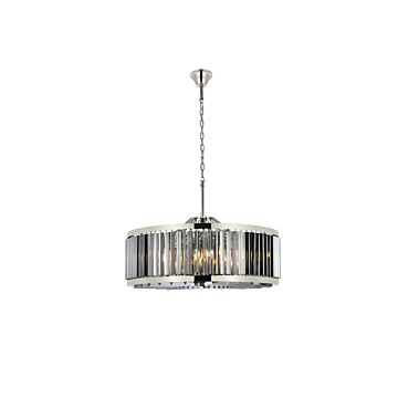 Chelsea  Chandelier in Polished Nickel by Elegant Lighting