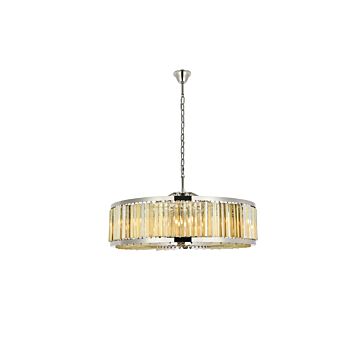 Chelsea  Chandelier in Polished Nickel by Elegant Lighting