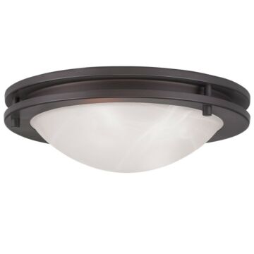Ariel 2-Light Ceiling Mount in Bronze