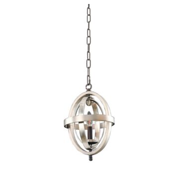 Rothwell One Light Mini Pendant in Polished Satin Nickel by Kalco