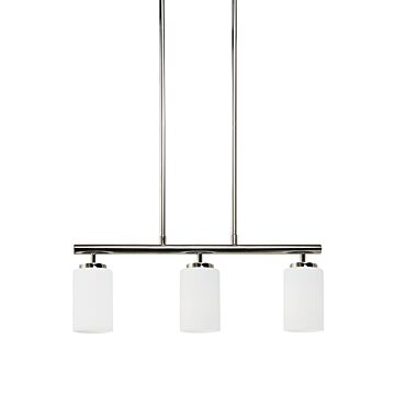 Generation Lighting Oslo 3-Light 10" Pendant Light in Chrome