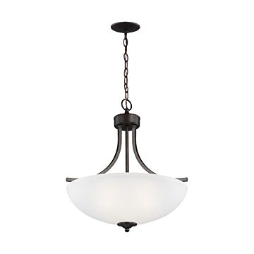 Geary 3-Light Pendant in Bronze