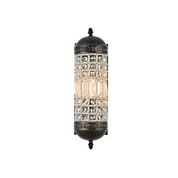 Olivia 1-Light Wall Sconce in Dark Bronze