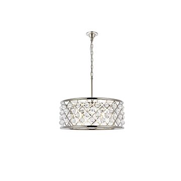 Madison 6-Light Chandelier in Polished Nickel
