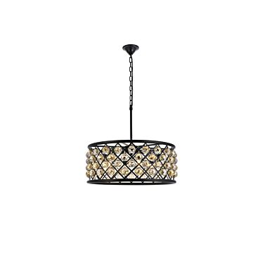 Madison 6-Light Chandelier in Matte Black