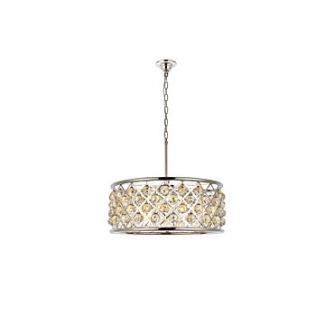 Madison 6-Light Chandelier in Polished Nickel