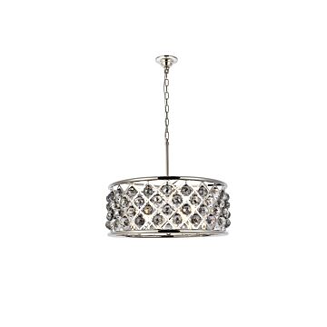 Madison 6-Light Chandelier in Polished Nickel